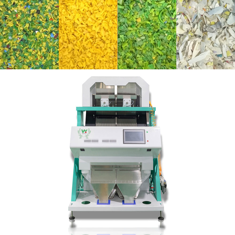 WENYAO 2はブラジルで普及したフル オートのプラスチック記事色の分類機械をシュートで降ろす