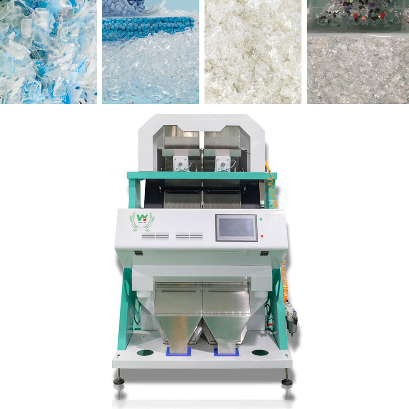 WENYAO 2はブラジルで普及したフル オートのプラスチック記事色の分類機械をシュートで降ろす