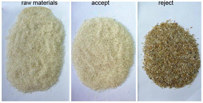 黒く黄色い米のオートムギ レンズ豆の豆のナットを取除くための自動Ccdの米色の選別機