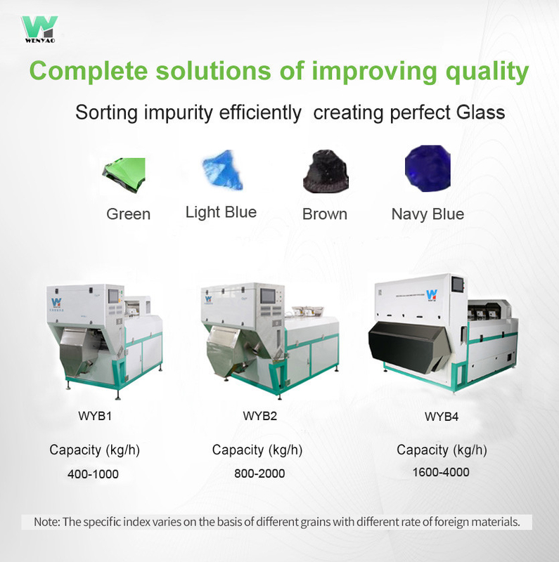 2層4シュートの自動Peポリ塩化ビニールのABS Hdpe Ldpeプラスチック色の選別機機械