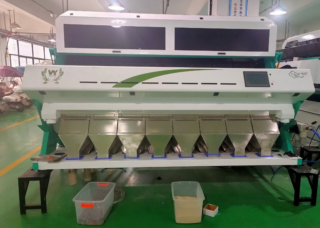 PPポリ塩化ビニールのPEペットABS HDPE LDPEのプラスチック薄片理性的な光学CCD色の選別機