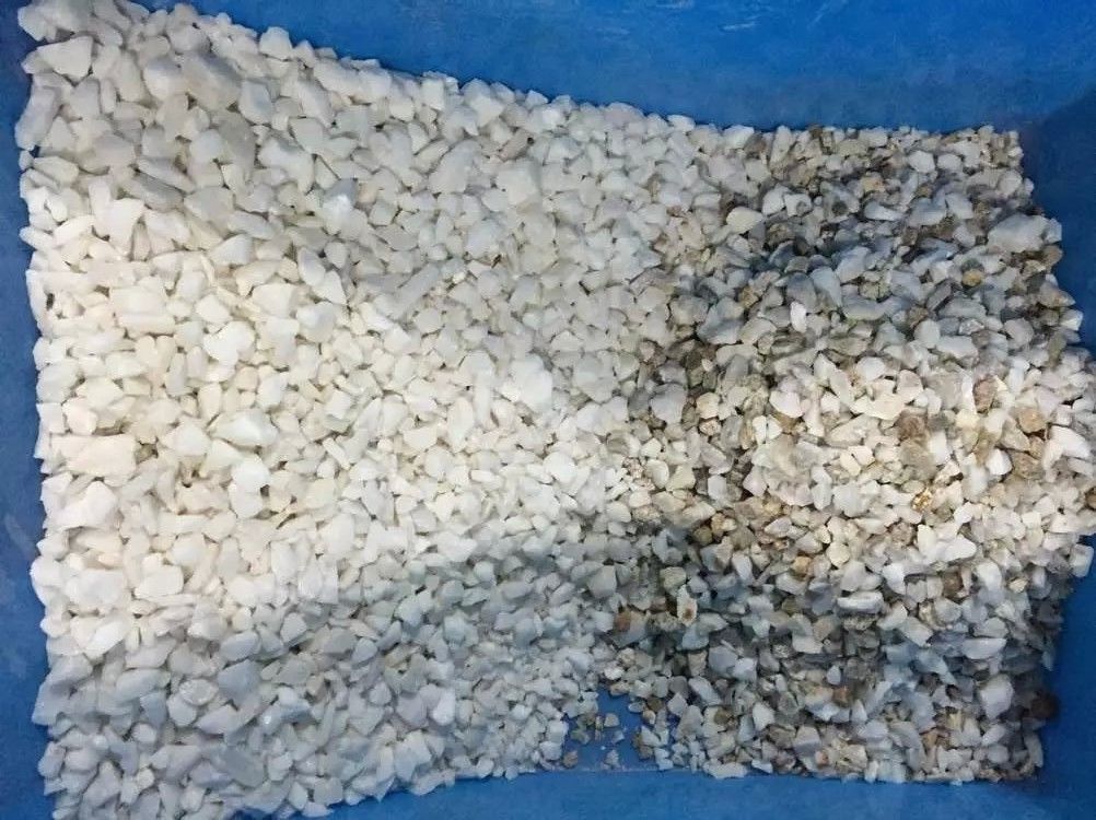 光学小石の大理石の石のミネラル水晶色の分類機械YSC/CKDフィルター