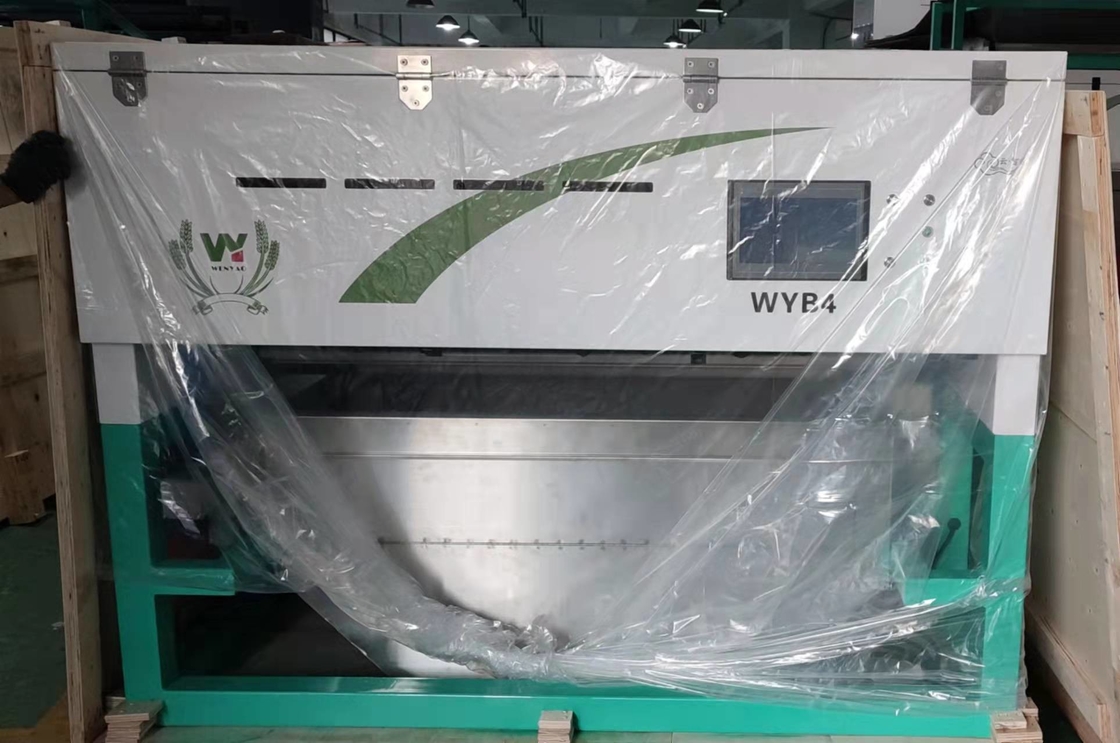 1200mmベルト色の選別機、リモート・コントロールwifiのプラスチック ビンの王冠の選別機