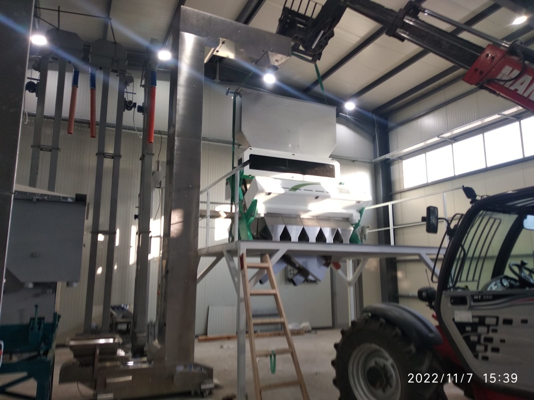 マカダミアナッツ ハゼルナッツ カラーソート機と ハゼルナッツ カラーセパレーター マシン ハゼルナッツ 核と殻を分離する