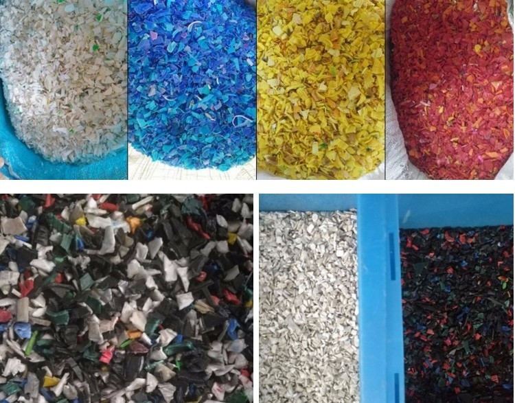 WENYAO 99.9% 純度 プラスチック 色の分離機 ペット / PVC / PP フレイク 多機能 CCD プラスチック 色のソート