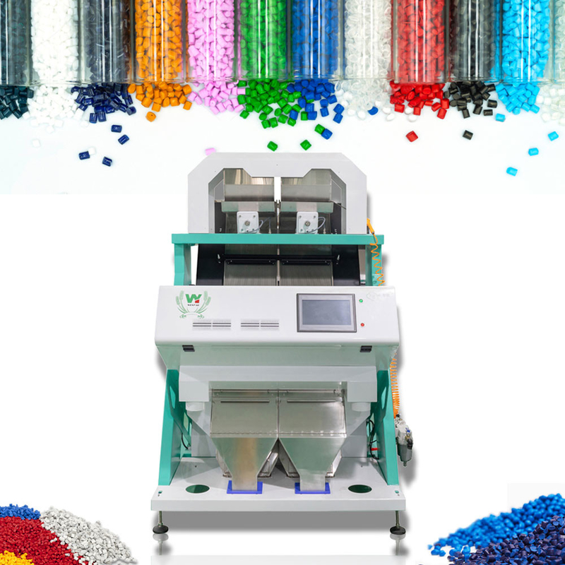 ウェンヤオ CCDベルト ブラックグレー プラスチック粒 ペットフラックス カラーソート機