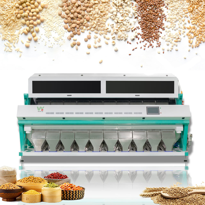 ウェンヤオ10 チョート 高速の分類 色分け機 多機能のCCDカメラ 小麦色分け機