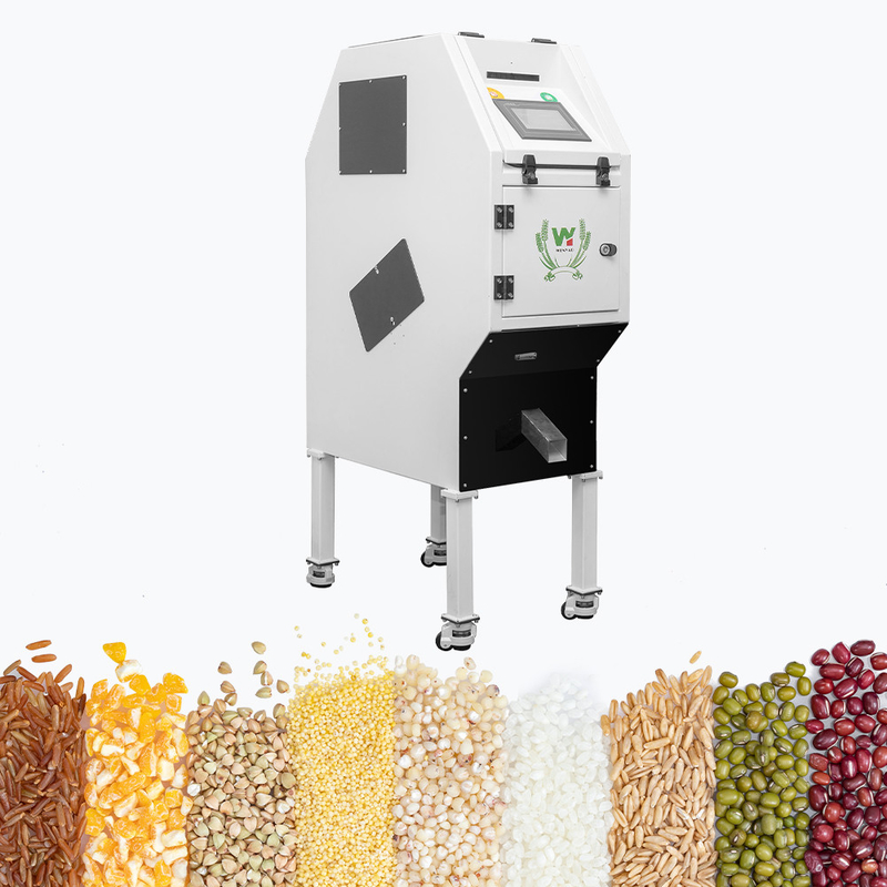 ウェンヤオ 50-500kg/H 最新 ベスト ウィンドウズ システム インテリジェント 光学 穀物 米 小麦 プラスチック ナッツ コーヒー 豆 カラーソート  сорティング マシン 種子 カラーソート
