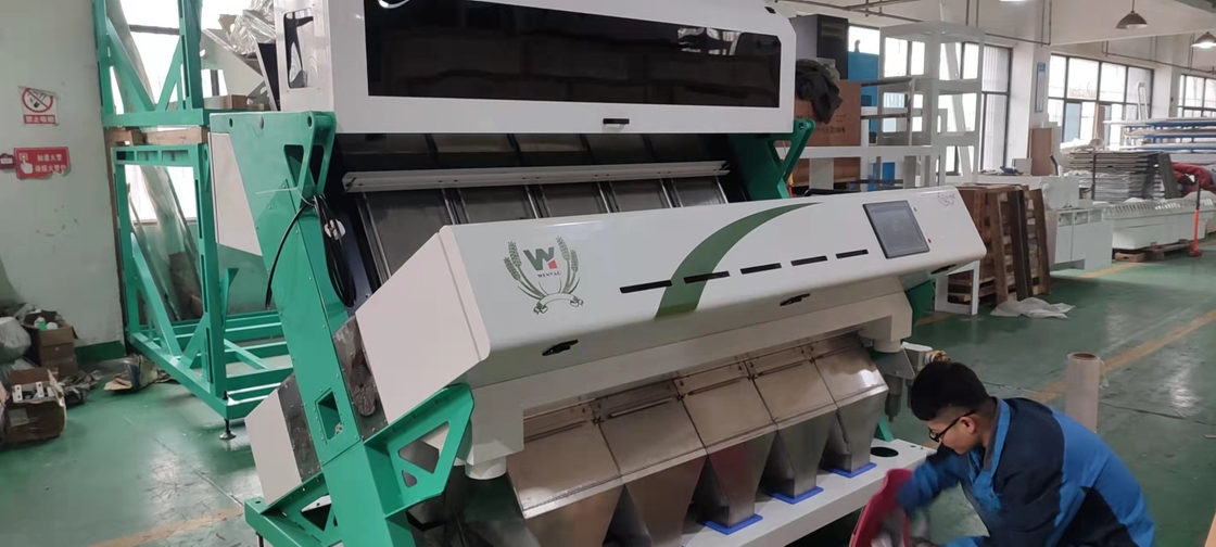 光学CCDカメラ プラスチック色分別機 プラスチックペット粒粉分別機