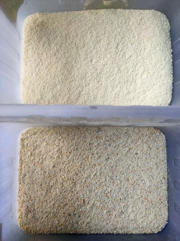 乾燥ココナッツCCD色選別機（黒色・黄色異物除去用選別機）