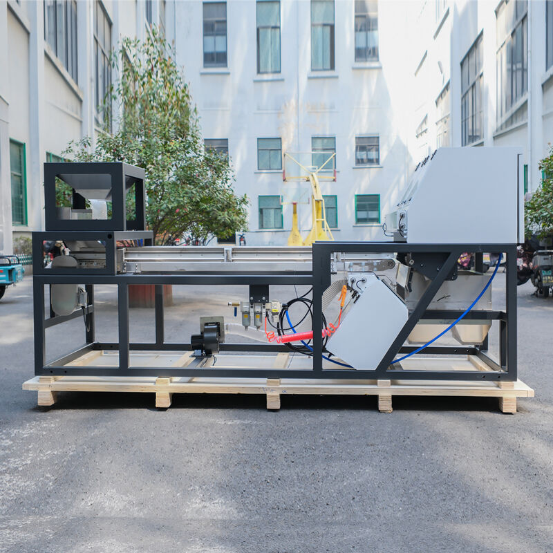 ウェンヤオ重用 インテリジェント カラーソート機 チョコペッパー ガーリックソート用 RGB CCD カメラとWi-Fi リモコン付き 1000-1500 kg/h出力