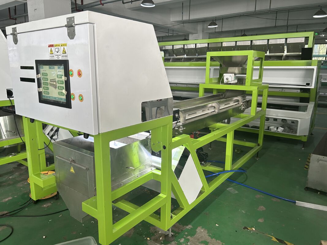 東芝CCDセンサー搭載のウェンヤオ自動ナッツ選別機、ステンレス304食品グレードホッパーとWi-Fiリモコンによる高効率なナッツ選別
