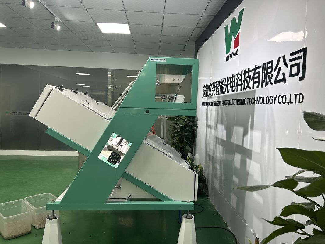 ウェンヤオ高精度選別米色彩選別機 光学選別機 穀物洗浄用エアコンプレッサーエアタンク付き
