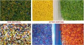 PET、PC、HDPE、PVC フレーク色彩選別機に適したインテリジェントなプラスチック色彩選別機