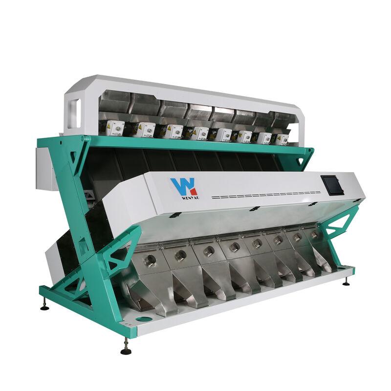High Performance 8 Chutes 512 Channels 5400 Pixel CCD Wheat Color Sorter for Rice Sesame Corn Peanut