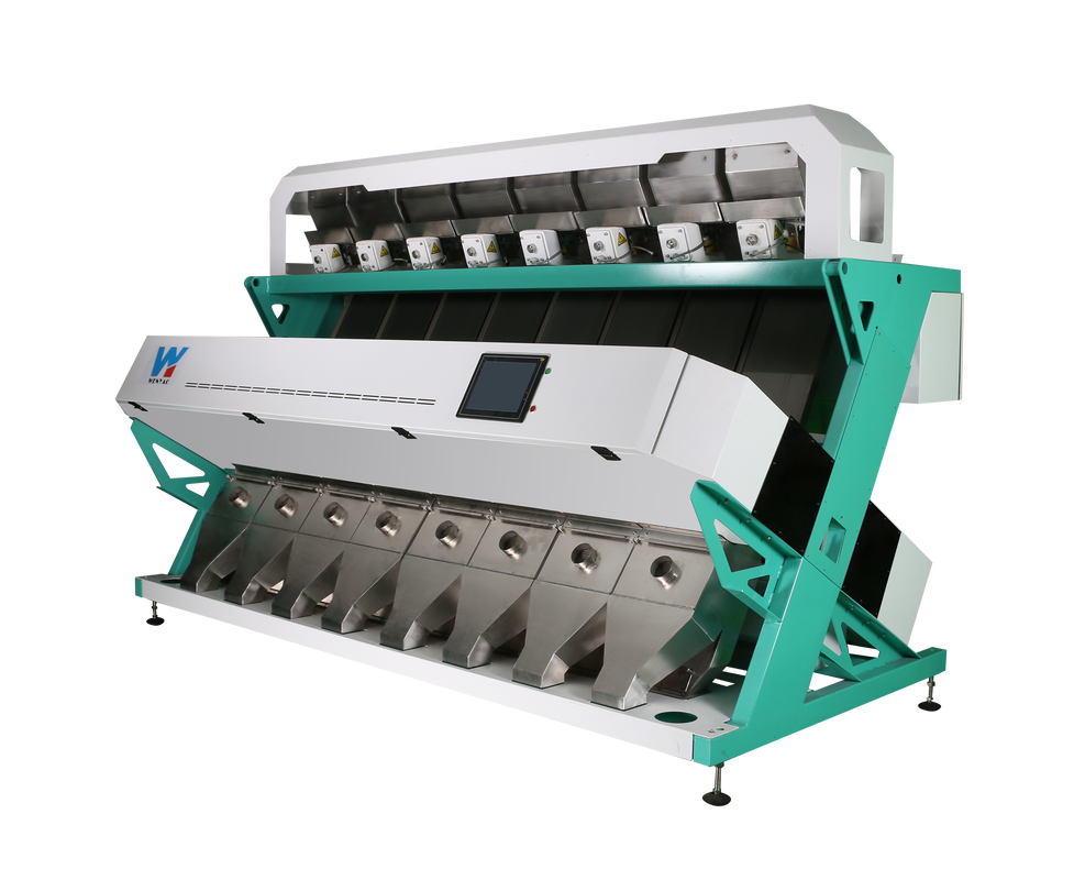 High Performance 8 Chutes 512 Channels 5400 Pixel CCD Wheat Color Sorter for Rice Sesame Corn Peanut