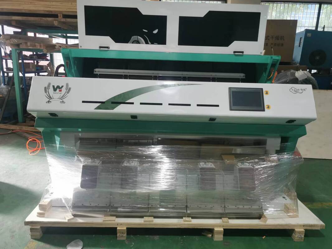 ウェンヤオ プラスチックの色分別機 5スロット プラスチックの薄片分別機 自動化 プラスチックの色分別機 リサイクル プラスチック分別機