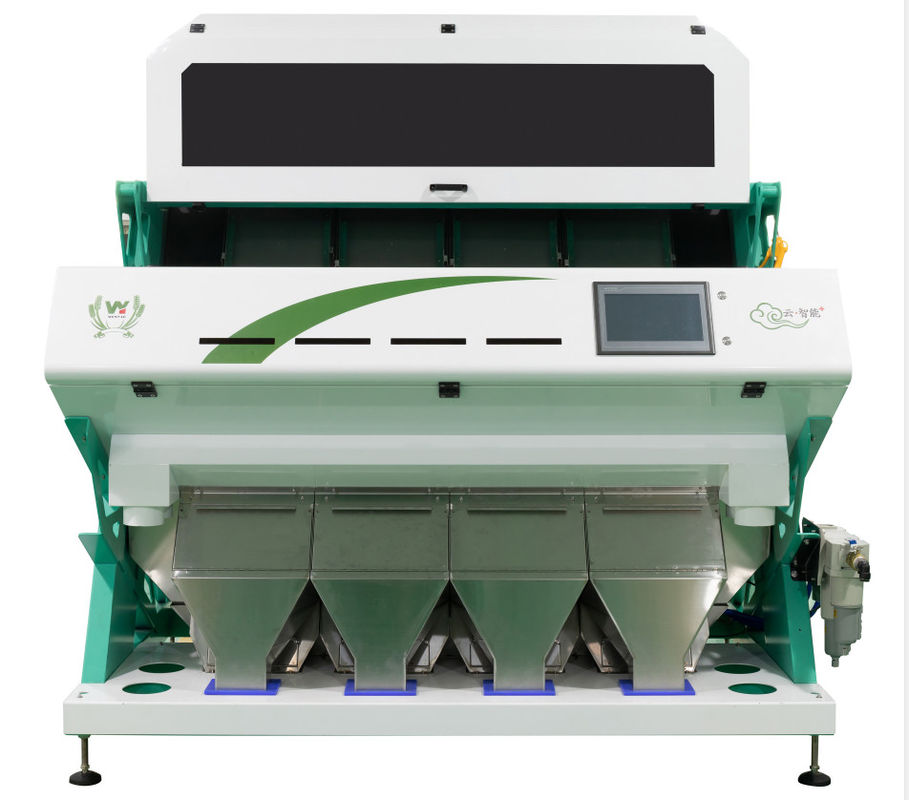 4つのシュート256はリモート・コントロール豆Wifiのためのコーヒー色の選別機機械を運ぶ