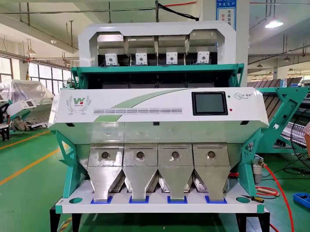 4つのシュート256チャネル プラスチック色の選別機機械高い分類の正確さ