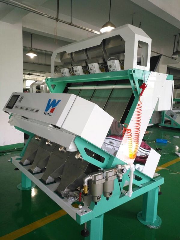 4つのシュート256チャネル プラスチック色の選別機機械高い分類の正確さ