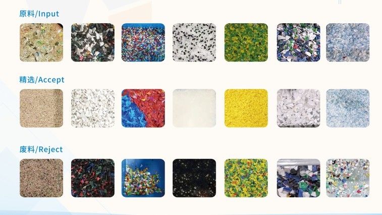 ペット プラスチック微粒のための高精度のプラスチック色の分類機械か薄片は分類を着色する
