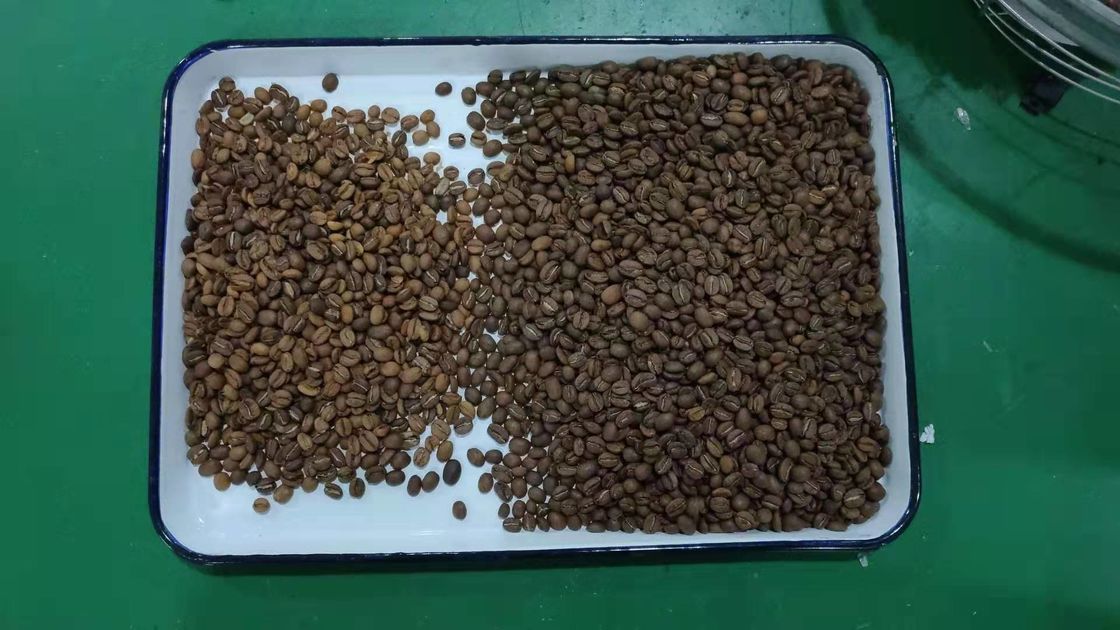 240V 50Hzによって焼かれるコーヒー豆の分類機械高速処理の破片