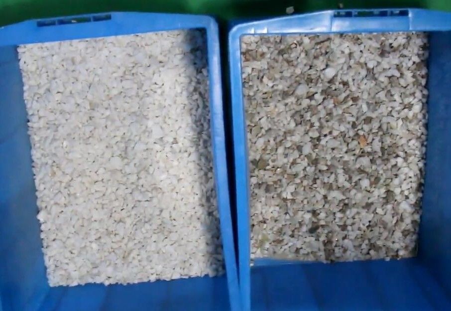 水晶石1000kg/Hのための高性能の自動ミネラル分類機械