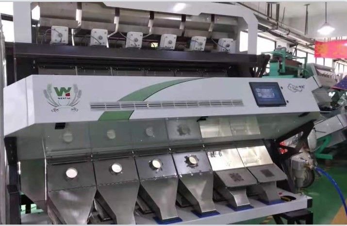 多機能の384のチャネル ポリ塩化ビニールのABS PPペットは分類機械プラスチック色色の選別機プラスチック色のはげる