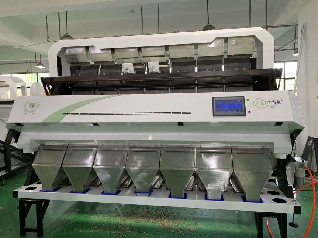 7T/h 7シュートのSacha Inchi色の選別機の高度の映像処理システム
