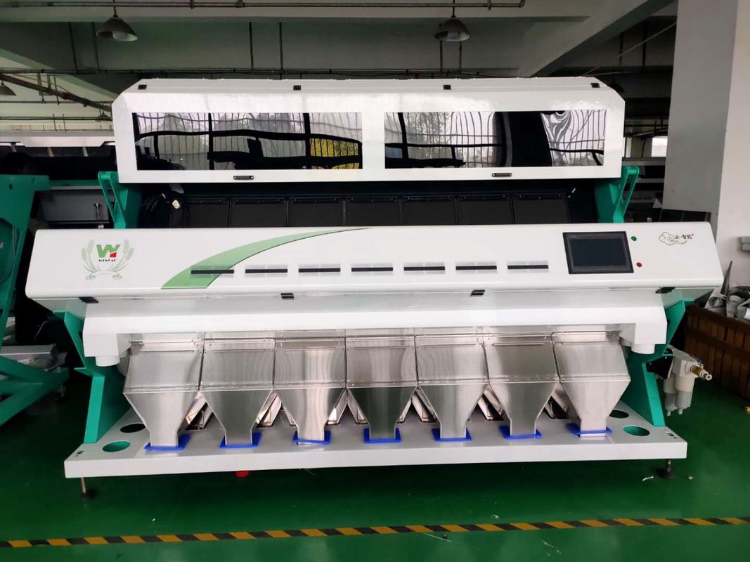 2台のCCDのカメラが付いている光学RGBのムギ色の選別機7000kg/h