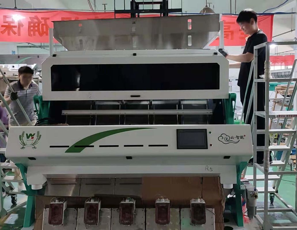 Dallの大豆のレンズ豆光学Rgbのカメラ色の分類機械5000kg/H効率