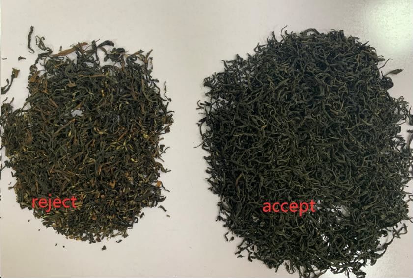 CCDセンサーが付いているタバコの葉の茶色の選別機2シュート