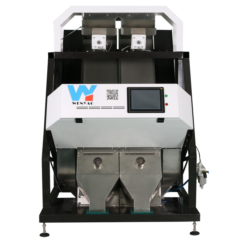 Wenyao 2はCCDのコーヒー豆を着色する選別機128チャネルをシュートで降ろす