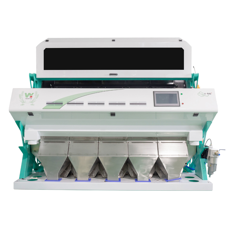 ペットPPポリ塩化ビニールのHDPEのPEプラスチック色の選別機機械5シュート320のチャネル