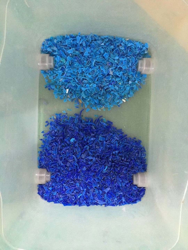 2つのシュート99.99%分類の正確さのWENYAOからの青いプラスチック色の選別機機械