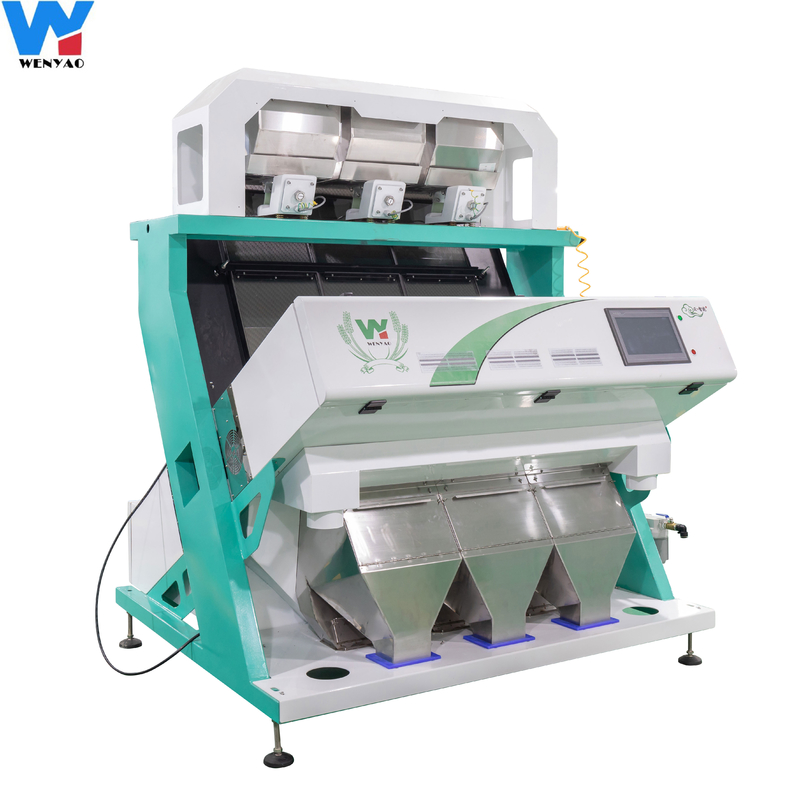 WENYAO CCD LEDライト穀物色の選別機機械2 - 6T/H