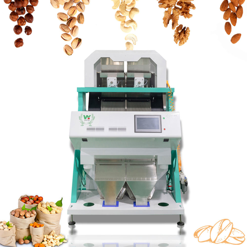 WENYAO CCD LEDはくだらないピーナツを着色する食糧植物のための選別機機械をつける