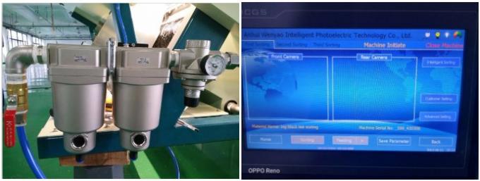 10 シャート 緑 青 茶 白 ガラスの色分別機 WiFi リモコンで色分別する 8