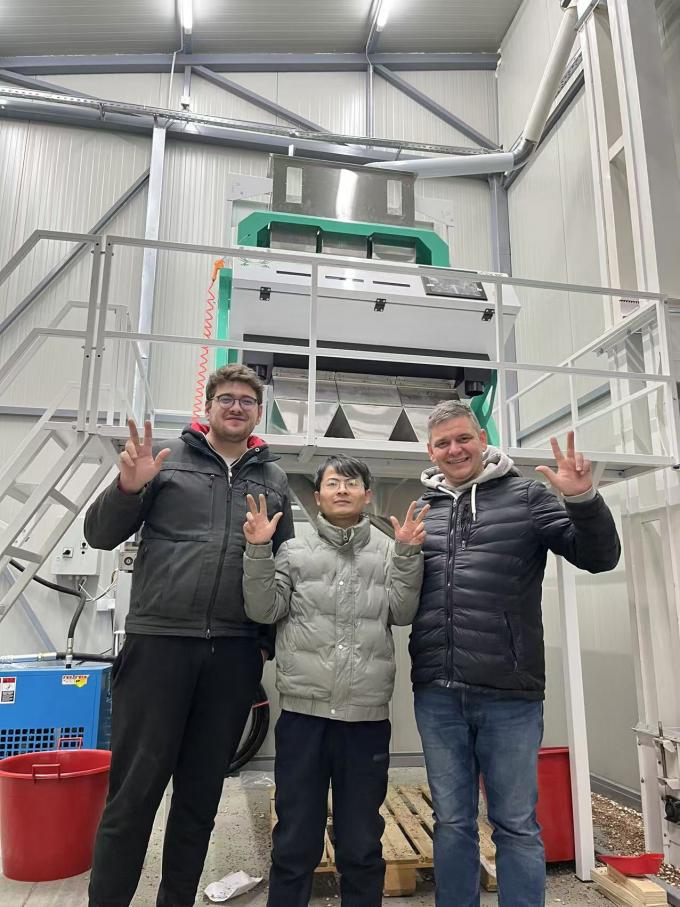 ベルト式光学選別機 ピーナッツ カシューナッツ くるみ 選別 色彩選別機 CCDカメラ付き 農業加工用 11