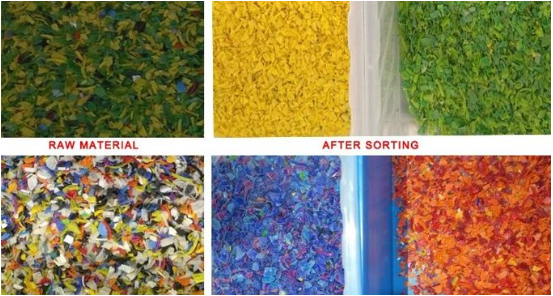 自動高出力CCDカメラ カラーソート ペット粒子 カラーフラックス プラスチック廃棄物産業用 分離機 4