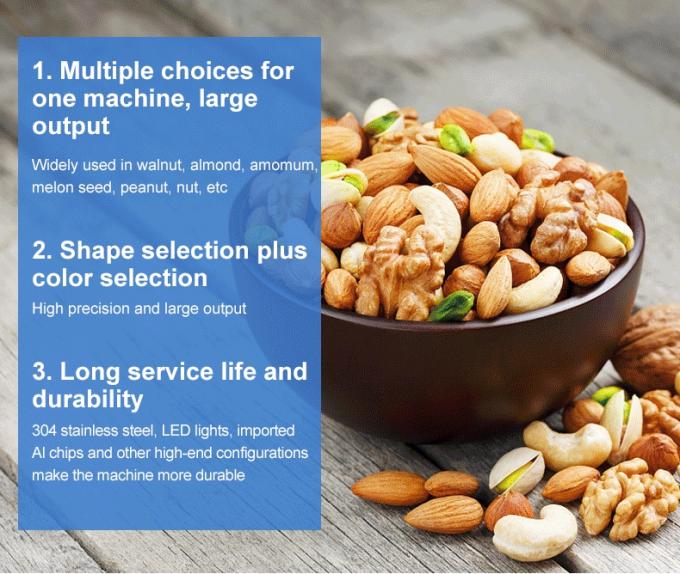 インテリジェント 6 チャート キャシューナッツ カラーソート機 東芝 CCDセンサーとRGBカメラ 1