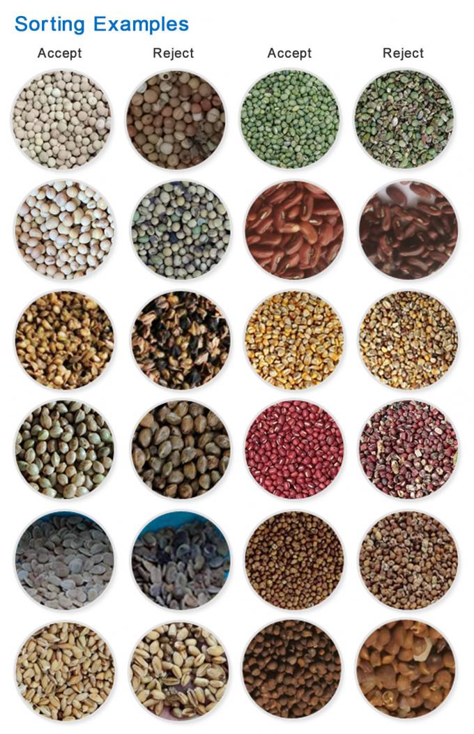 光学式カラーソーター トウモロコシ 麦 ライ キヌア 色彩選別機 オンライン色彩選別機 メーカー 1