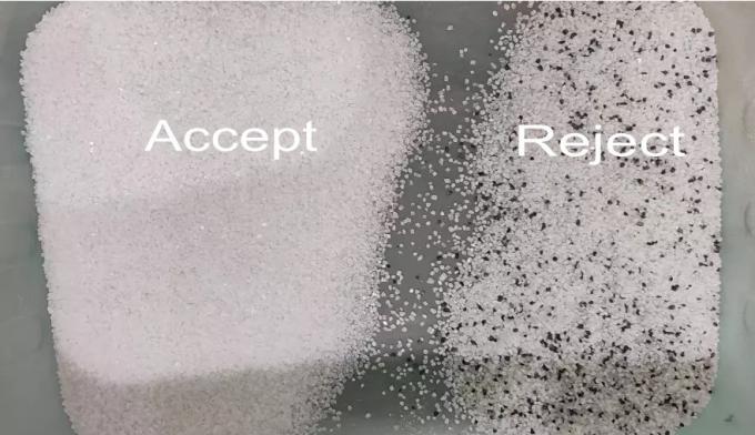 WENYAO ステンレス鋼ボディグレードとソート光学式カラーソーターマシン(塩用) 2