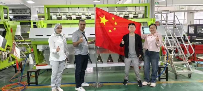 WENYAO ステンレス鋼ボディグレードとソート光学式カラーソーターマシン(塩用) 14